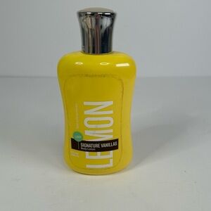 Bath & body works Lemon signature vanillas discontinued 8oz new lotion